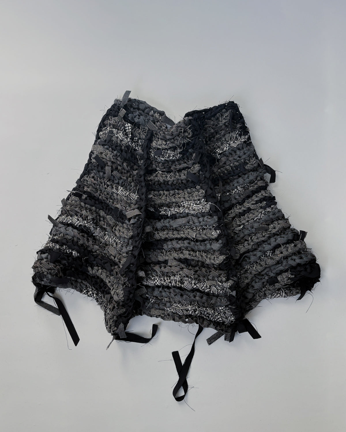 Hand Crochet Skirt - Black