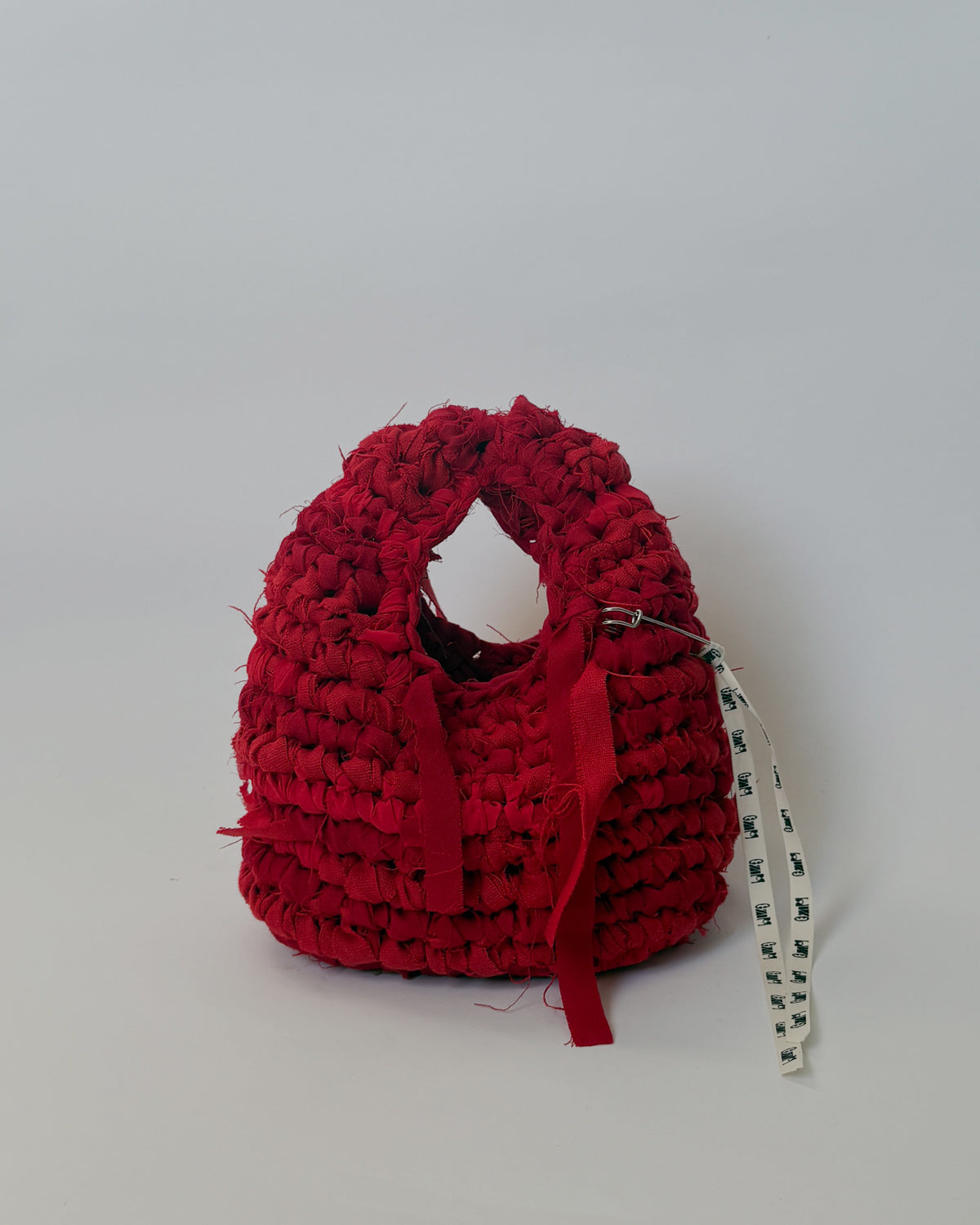 Hand Crochet Hand Bag - Red/Small