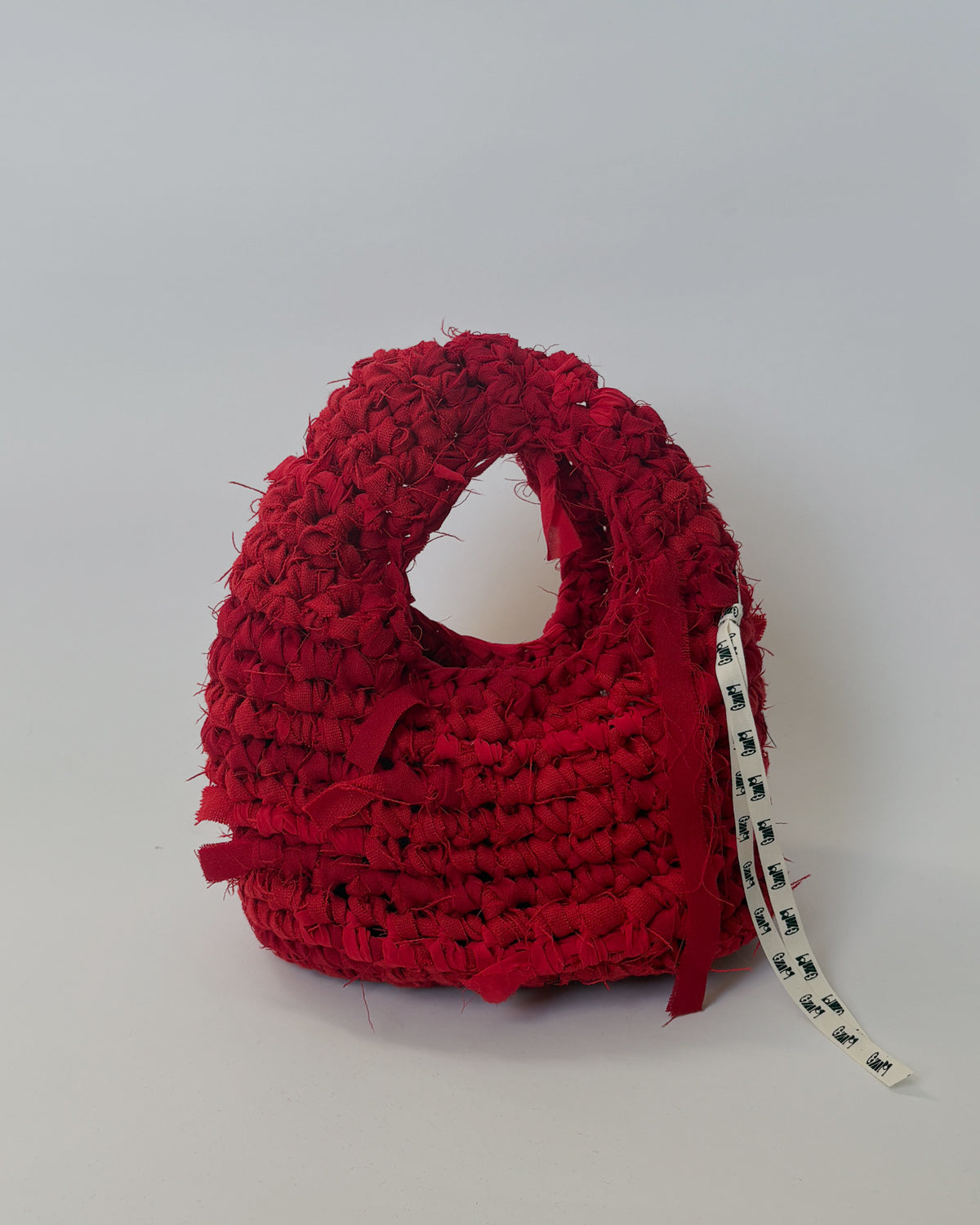 Hand Crochet Hand Bag - Red/Medium