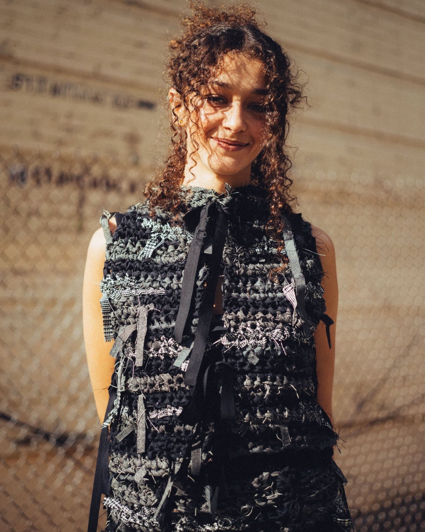 Hand Crochet Vest - Black